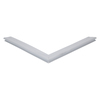Door gasket profile 295-M in Grey, Front View. Replacement fridge door gasket produced by DSU Fridge Seal BV.