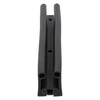 Door gasket profile 43-A28 in Black, Front View. Replacement fridge door gasket produced by DSU Fridge Seal BV.