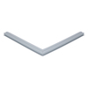 Door gasket profile 24-A in Grey, Front View. Replacement fridge door gasket produced by DSU Fridge Seal BV.