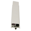 Door gasket profile 308-M in Grey, Front View. Replacement fridge door gasket produced by DSU Fridge Seal BV.