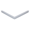 Door gasket profile 302-M in Grey, Front View. Replacement fridge door gasket produced by DSU Fridge Seal BV.