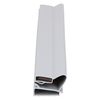 Door gasket profile 121-M in Grey, Front View. Replacement fridge door gasket produced by DSU Fridge Seal BV.