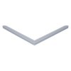 Door gasket profile 19-M in Grey, Front View. Replacement fridge door gasket produced by DSU Fridge Seal BV.