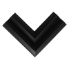 Door gasket profile 40-H in Black, Top View. Replacement fridge door gasket produced by DSU Fridge Seal BV.