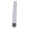 Door gasket profile 337-M in Grey, Front View. Replacement fridge door gasket produced by DSU Fridge Seal BV.