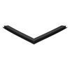 Door gasket profile 326-M in Black, Front View. Replacement fridge door gasket produced by DSU Fridge Seal BV.