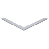 Door gasket profile 303-M in Grey, Front View. Replacement fridge door gasket produced by DSU Fridge Seal BV.
