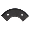 Door gasket profile 43-D in Black, Top View. Replacement fridge door gasket produced by DSU Fridge Seal BV.