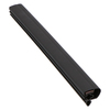 Door gasket profile 73-MS in Black, Outside View. Replacement fridge door gasket produced by DSU Fridge Seal BV. Material type: Soft PVC profile.
