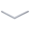 Door gasket profile 318-M in Grey, Front View. Replacement fridge door gasket produced by DSU Fridge Seal BV.