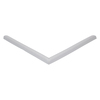 Door gasket profile 104-AS in Grey, Front View. Replacement fridge door gasket produced by DSU Fridge Seal BV. Material type: Soft PVC profile.