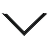 Door gasket profile 41-AE in Black, Top View. Replacement fridge door gasket produced by DSU Fridge Seal BV. Material type: Extended life profile.