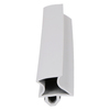 Door gasket profile 172-AS in Grey, Front View. Replacement fridge door gasket produced by DSU Fridge Seal BV. Material type: Soft PVC profile.
