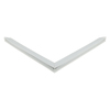 Door gasket profile 38-ME in Light Grey, Front View. Replacement fridge door gasket produced by DSU Fridge Seal BV. Material type: Extended life profile.