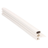 Door gasket profile 16-M in White, Outside View. Replacement fridge door gasket produced by DSU Fridge Seal BV.