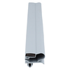 Door gasket profile 515-M in Grey, Front View. Replacement fridge door gasket produced by DSU Fridge Seal BV.