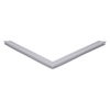 Door gasket profile 317-M in Grey, Front View. Replacement fridge door gasket produced by DSU Fridge Seal BV.