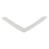 Door gasket profile 398-MS in Grey, Front View. Replacement fridge door gasket produced by DSU Fridge Seal BV. Material type: Soft PVC profile.
