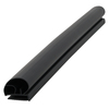 Door gasket profile 10-AC in Black, Inside View. Replacement fridge door gasket produced by DSU Fridge Seal BV.