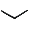 Door gasket profile 211-M in Black, Front View. Replacement fridge door gasket produced by DSU Fridge Seal BV.