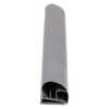 Door gasket profile 10-A in Dark Grey, Front View. Replacement fridge door gasket produced by DSU Fridge Seal BV.