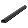 Door gasket profile 102-AS in Black, Inside View. Replacement fridge door gasket produced by DSU Fridge Seal BV. Material type: Soft PVC profile.