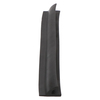 Door gasket profile 110 in Black, Front View. Replacement fridge door gasket produced by DSU Fridge Seal BV.