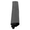 Door gasket profile 370-M in Black, Front View. Replacement fridge door gasket produced by DSU Fridge Seal BV.