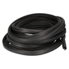 Door gasket profile 54-A in Black, Front View. Replacement fridge door gasket produced by DSU Fridge Seal BV.