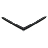 Door gasket profile 501-ME in Black, Front View. Replacement fridge door gasket produced by DSU Fridge Seal BV. Material type: Extended life profile.
