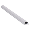 Door gasket profile 122-AS in Grey, Outside View. Replacement fridge door gasket produced by DSU Fridge Seal BV. Material type: Soft PVC profile.