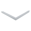 Door gasket profile 302-MS in Grey, Front View. Replacement fridge door gasket produced by DSU Fridge Seal BV. Material type: Soft PVC profile.