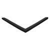 Door gasket profile 73-MS in Black, Front View. Replacement fridge door gasket produced by DSU Fridge Seal BV. Material type: Soft PVC profile.