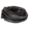 Door gasket profile 116 in Black, Front View. Replacement fridge door gasket produced by DSU Fridge Seal BV.