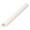 Door gasket profile 102-AS in White, Inside View. Replacement fridge door gasket produced by DSU Fridge Seal BV. Material type: Soft PVC profile.