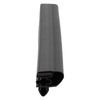 Door gasket profile 73-MS in Black, Front View. Replacement fridge door gasket produced by DSU Fridge Seal BV. Material type: Soft PVC profile.