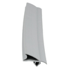 Door gasket profile 63-A in Grey, Front View. Replacement fridge door gasket produced by DSU Fridge Seal BV.