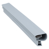 Door gasket profile 80-M in Grey, Outside View. Replacement fridge door gasket produced by DSU Fridge Seal BV.
