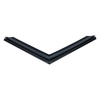 Door gasket profile 315-M in Black, Front View. Replacement fridge door gasket produced by DSU Fridge Seal BV.