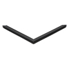 Door gasket profile 325-M in Black, Front View. Replacement fridge door gasket produced by DSU Fridge Seal BV.