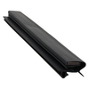 Door gasket profile 82-MS in Black, Outside View. Replacement fridge door gasket produced by DSU Fridge Seal BV. Material type: Soft PVC profile.