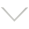 Door gasket profile 338-M in Grey, Top View. Replacement fridge door gasket produced by DSU Fridge Seal BV.