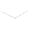 Door gasket profile 118-M in White, Front View. Replacement fridge door gasket produced by DSU Fridge Seal BV.