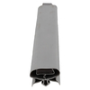 Door gasket profile 332-ME in Dark Grey, Front View. Replacement fridge door gasket produced by DSU Fridge Seal BV. Material type: Extended life profile.