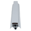Door gasket profile 34-M in Grey, Front View. Replacement fridge door gasket produced by DSU Fridge Seal BV.