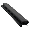 Door gasket profile 82-ME in Black, Outside View. Replacement fridge door gasket produced by DSU Fridge Seal BV. Material type: Extended life profile.