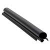 Door gasket profile 20-AS in Black, Outside View. Replacement fridge door gasket produced by DSU Fridge Seal BV. Material type: Soft PVC profile.