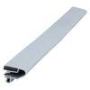 Door gasket profile 370-M in Grey, Inside View. Replacement fridge door gasket produced by DSU Fridge Seal BV.