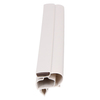 Door gasket profile 238-M in Grey, Front View. Replacement fridge door gasket produced by DSU Fridge Seal BV.