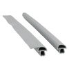 Door gasket profile 222-A+B in Grey, Outside View. Replacement fridge door gasket produced by DSU Fridge Seal BV.